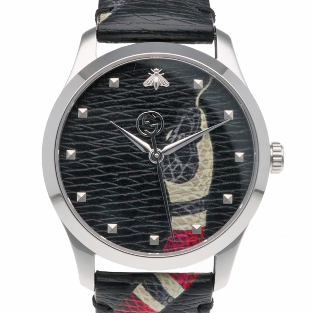 Gucci G-Timeless Watch, Stainless Steel, YA1264007A 126.4, Quartz, Men's/Wome...